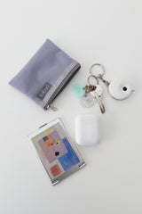 flat card pouch (pale purple)