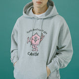 FUZZY HOODIE GREY(CV2CSUM403A) (6685202677878)
