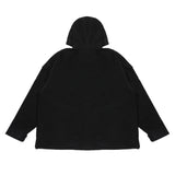 CORDUROY HOOD JACKET BLACK