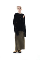 ステッチマキシスカート/STITCH MAXI SKIRT