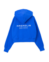 プリントクロップドフーディ / Print Cropped Hoodie-BLACK