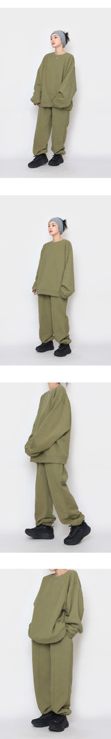 ウールオーバーピーチスウェットシャツ / wool over peach sweatshirt