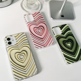 パレットハートビームイェローフォーンケース / Palette Heart Beam yellow Phone Case