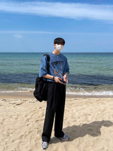 ネイビーポパイ半袖Tシャツ