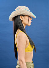 Crochet Cowboy Hat (ivory)