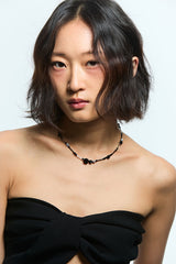 Mix color rose choker