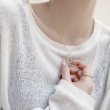 デイリースクエアレイヤードネックレス / Daily Square Layered Necklace (2 color)