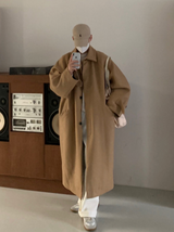 Nus. Wool Black Coat (베이지)