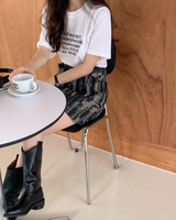 レタリングコットン半袖Tシャツ (2color) (6613794160758)