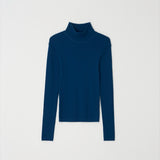 Basic Ribbed High-Neck