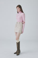 ツイードミニスカート / Tweed Mini Skirt [Beige]