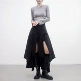 Frenky Unbalanced Skirt Pants