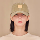 VA Square Pigment Label Ball Cap / Deep Green