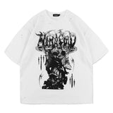 GOTH ANGEL DAMAGED TEE