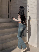 [BELLIDE MADE] Real Fit Vintage Washing Denim Bootcut Pants