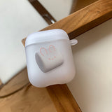 マシュマロラビットAirPodsケース_マット