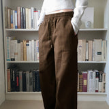 [MADE] Pron Pitch Napping Cotton Banding Long Wide Pants