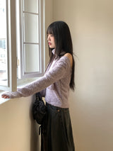 [Wool 20] Baffe Bubble Deep Unneck Knit Scarf Set