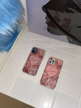 ピンクファーフォンケース(ジェリー)/PINK FUR PHONE CASE (JELLY)