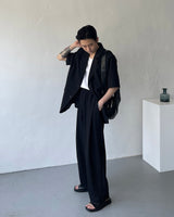 OW ツーボタン半袖ジャケット / OW Two Button Short-Sleeved Jacket (Set - Up / 3 colors)