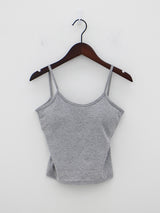 ハードキャップスリーブレストップ/Hard cap sleeveless (3color)