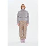 CHERRY KNIT HIGH NECK DOWN [LIGHT LAVENDER]