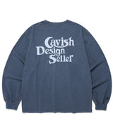 ピグメントセラーロゴ LS Tシャツ ブルー(CV2ESUT552A)