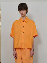 CROP S/S SHIRT TANGERINE (6594029191286)