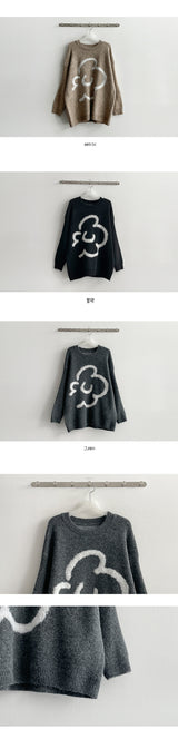 Cute cloud knitwear