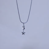 wave star necklace