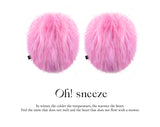 フラッフィーファーケース / fluffy fur case_ hot pink