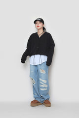 フラッフストリングカーディガン / Fluff String Cardigan