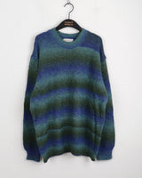 [UNISEX/ WOOL20] タムズグラディエントダンガラモヘアニット