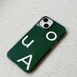 エモーションアイフォンケース/emotion case (olive)