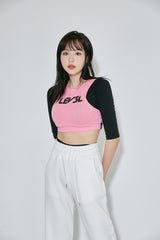 リークロップTシャツ / (9045) Le3 Crop Tee