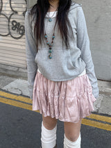 ミックスフードスウェットシャツ / Mixed hooded sweatshirt.