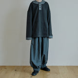ユニセックスジョガーバルーンパンツ / unisex jogger balloon pants gray