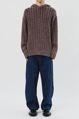 Julie Pigment Knit Hoodie (3color)