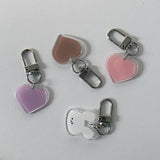 モチラビットハートキーリング / Mochi rabbit heart key ring