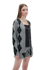 アーガイルカーディガン/ARGYLE CARDIGAN