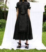 Apron-Pyeseul Skirt (Black)