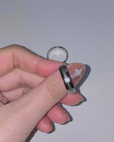  Milky Way Matte Cubic Ring