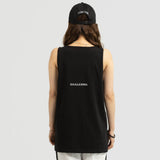 アイスクリームプリントスリーブレスTシャツ / ICE CREAM PRINTING SLEEVLESS T-BLACK