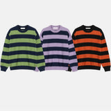 [premium] angora stripe knit