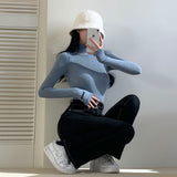 [BELLIDE MADE] Daily Label Semi-Cropped Short-Sleeved T-Shirt