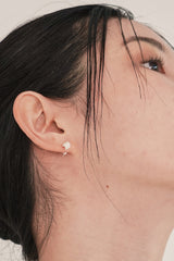 'バラ_ライン.E' ピアス