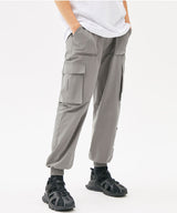 MINI POCKET CARGO JOGGER PANTS (KHAKI) (6585151422582)