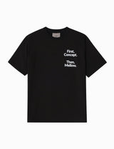 M07 ブラックコンセプトピュアTシャツ