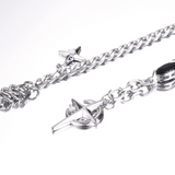 Astroid cubic star chain necklace