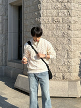 LMN ミュートワイドデニムパンツ / LMN Mute Wide Denim Pants (blue)